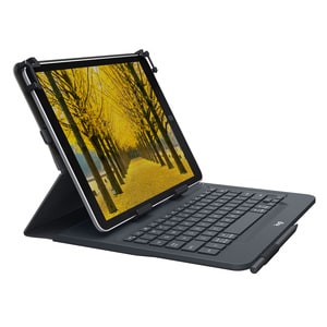 Estuche teclado Logitech Universal Folio 920-008334 tablets 9-10 pulg resistente al agua