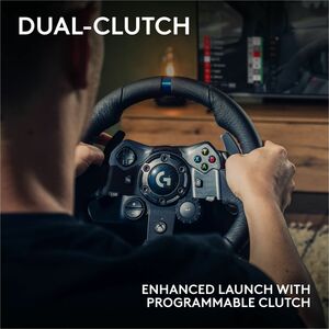 Volante Logitech G923, USB, con pedales, para Xbox y PC