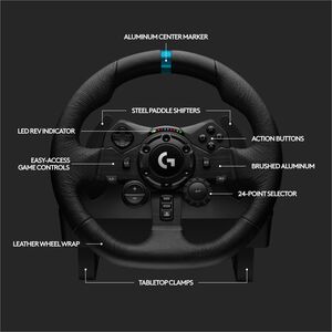 Volante Logitech G923 Racing Wheel and Pedals PS4 con pedal y timón