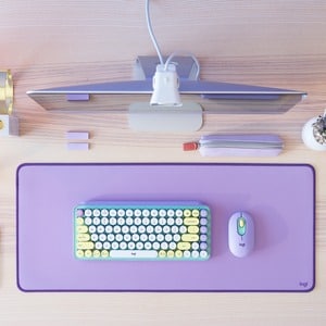 Alfombra de escritorio Logitech 956-000036 Studio Series lavanda