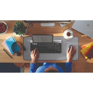 Alfombra de escritorio Logitech 956-000047 gris medio para escritorio