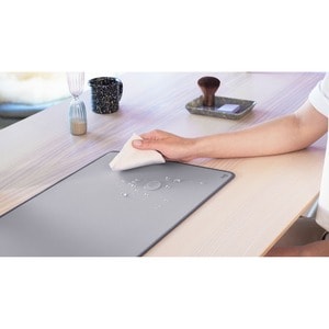 Alfombra de escritorio Logitech 956-000047 gris medio para escritorio