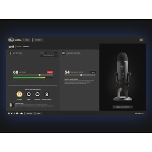 Micrófono Logitech Yeticaster 988-000107 USB 3.0 estéreo negro