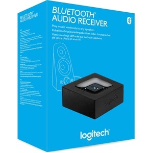 Adaptador de audio Logitech Bluetooth Audio Adapter, transmisor/receptor, negro