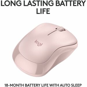 Mouse Logitech 910-007117 M240 Silent Travel, Bluetooth, inalámbrico, rosado