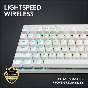 Teclado gaming Logitech 920-012143 Pro X TKL inalámbrico RGB mecánico