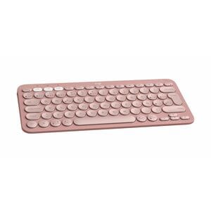 Teclado Logitech Pebble Keys 2 K380s inalámbrico Bluetooth español rosa