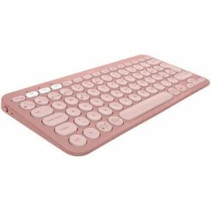 Teclado Logitech Pebble Keys 2 K380s inalámbrico Bluetooth español rosa