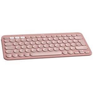Teclado Logitech Pebble Keys 2 K380s inalámbrico Bluetooth español rosa