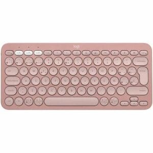 Teclado Logitech Pebble Keys 2 K380s inalámbrico Bluetooth español rosa