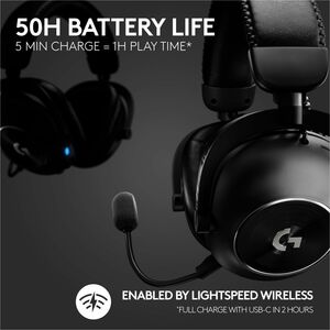 Audífonos gaming Logitech G Pro X 2 Lightspeed Bluetooth USB 3.5 mm