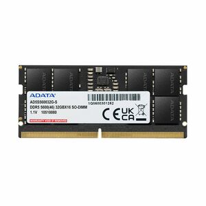 Memoria RAM Adata Technology AD5S560032G-S 32GB DDR5-5600 SODIMM