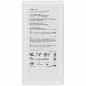 Cargador portátil Adata C20 PBC20-WH 20000 mAh 15W 3 USB