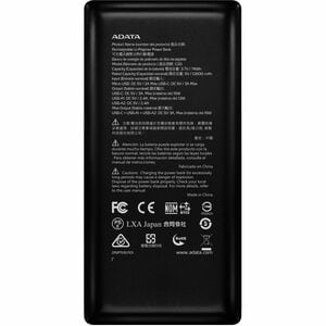 Cargador portátil Adata C20 PBC20-BK 20000 mAh 15W 3 USB