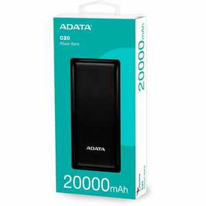 Cargador portátil Adata C20 PBC20-BK 20000 mAh 15W 3 USB