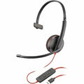 Auricular Poly Blackwire 3210 8X214A6 monaural USB-C micrófono ruido