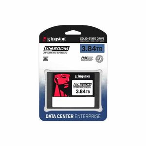 Unidad SSD Kingston SEDC600M/3840G 3.84TB 2.5" SATA, 560MB/s