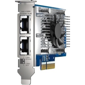 Tarjeta de red Qnap QXG-10G2T-X710, 10GbE, PCIe 3.0 x4, 2 puertos