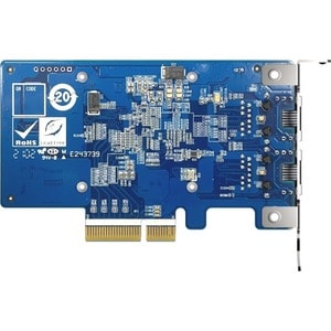 Tarjeta de red Qnap QXG-10G2T-X710, 10GbE, PCIe 3.0 x4, 2 puertos