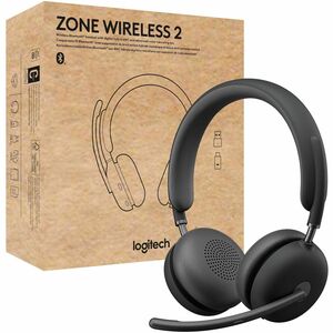 Auriculares Logitech Zone Wireless 2 981-001310 Bluetooth, MEMS, grafito