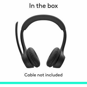 Audífonos Logitech Zone 300 981-001406 inalámbricos Bluetooth con micrófono