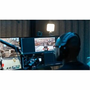 Luz de video Logitech Litra Glow soporte para monitor