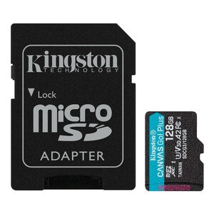 Memoria microSDXC Kingston Canvas Go! Plus SDCG3, 128 GB, 170 MB/s