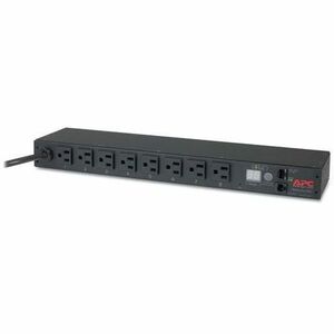 PDU de rack Apc AP7800B medido 1U, 15 A y 8 tomas NEMA 5-15R