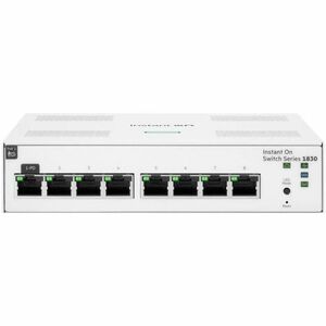 Switch Aruba JL810A Instant On 1830 8 puertos, capa 2, 8.09 W