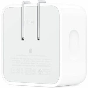 Adaptador de corriente Apple MW2H3AM/A 35 W, doble USB-C, compacto