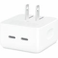 Adaptador de corriente Apple MW2H3AM/A 35 W, doble USB-C, compacto