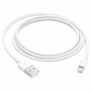 Cable Apple MUQW3AM/A Lightning a USB, 1 m, blanco