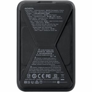 Cargador portátil Adata Technology PR100-12BK 10000 mAh, 20W, USB-C