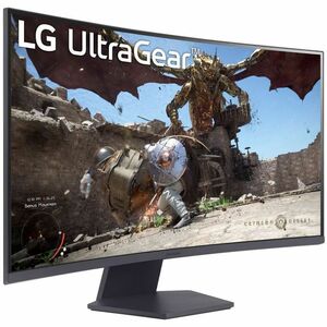 Monitor LG UltraGear 32GS60QC-B 32", QHD, curvo, 1ms