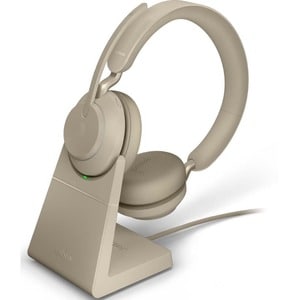 Auriculares Jabra Evolve2 65 26599-999-988 Bluetooth USB-A estéreo beige