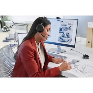 Auriculares Jabra Evolve2 75 27599-999-989 Bluetooth, USB-A, cancelación de ruido