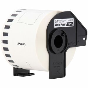 Rollo de etiquetas Brother DK2205 térmico 60,96 mm x 30,48 m