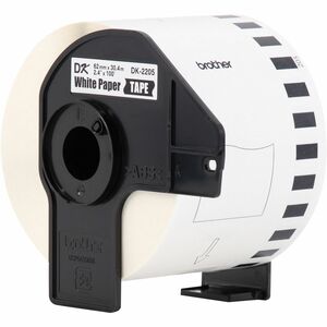 Rollo de etiquetas Brother DK2205 térmico 60,96 mm x 30,48 m