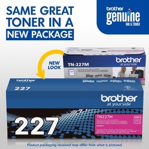 Tóner Brother TN227M magenta original alto rendimiento láser
