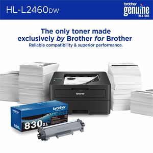 Impresora láser Brother HL-L2460DW monocromo 36 ppm dúplex LAN inalámbrica