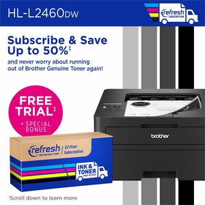 Impresora láser Brother HL-L2460DW monocromo 36 ppm dúplex LAN inalámbrica