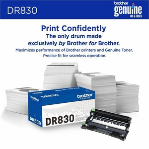 Tambor de imagen Brother DR-830 DR830 láser, original, negro