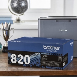 Cartucho de tóner Brother TN820 negro, 3.000 páginas, láser