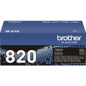 Cartucho de tóner Brother TN820 negro, 3.000 páginas, láser