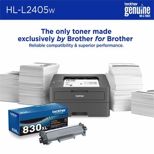 Impresora láser Brother HL-L2405W monocromo, 30 ppm, Wi-Fi, dúplex