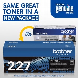 Cartucho de tóner Brother TN-227BK negro, alto rendimiento, original
