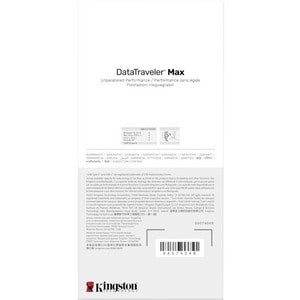 Memoria USB Kingston DataTraveler Max DTMAX 512GB USB tipo C lectura 1000MB/s