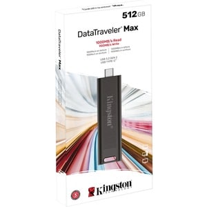 Memoria USB Kingston DataTraveler Max DTMAX 512GB USB tipo C lectura 1000MB/s
