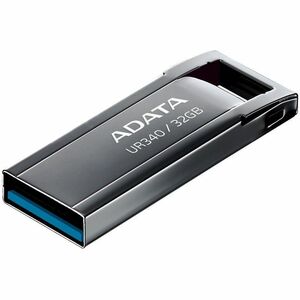 Memoria USB Adata Technology UR340 AROY-UR340-32GBK 32 GB, USB 3.2, metal negro
