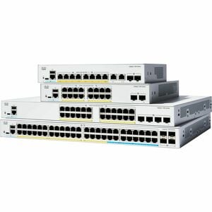 Switch Cisco Catalyst 1300 C1300-24P-4G 24 puertos, PoE 195 W, 4 SFP